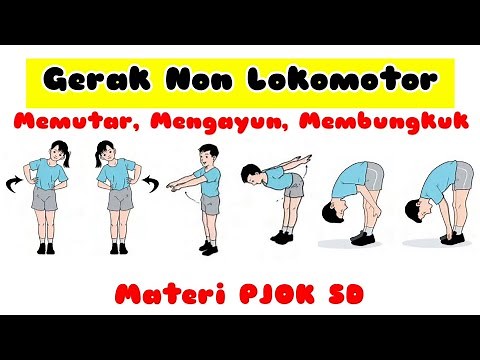 Gerak Non Lokomotor ( Mengayun, Membungkuk dan Memutar )