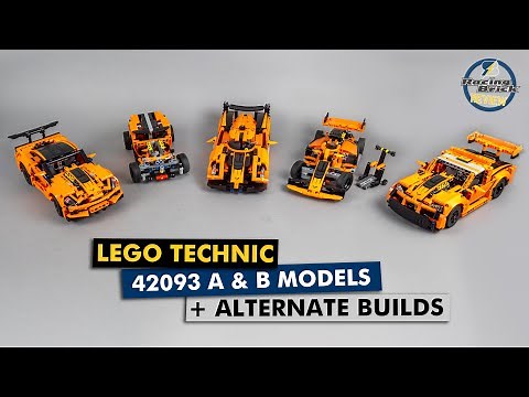 LEGO Technic 42093 A & B models + alternate builds