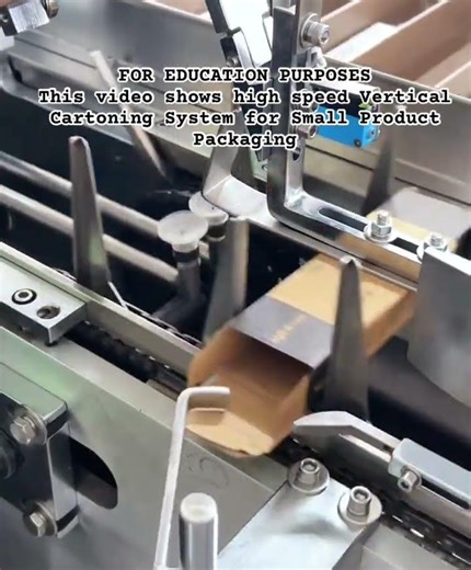 High-Speed Box Folding Cartoning Machine #shorts #Automation #Packaging #Engineering #Manufacturing