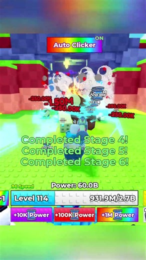 Roblox +1 Clone Evolution AUTO CLICKER OP! I BEAT STAGE 9 IN SECONDS! 🤯