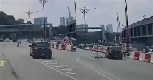 Singaporean man hit by car while jaywalking in JB