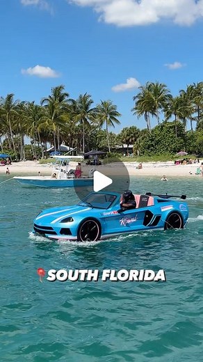 PeakACity | The REAL Fun Plans of South Florida Pt 4 @jetcarmiami_ is a unique experience you can drive a convertible car on the water and let me... | Instagram