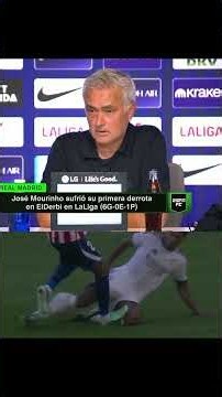 ¡MOURINHO DESATADO! Trajo las fotos impresas a la rueda de prensa 🖨️💥