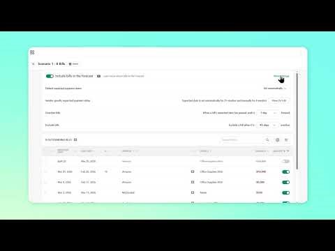 Bills in the Forecast: How Cash Flow Frog Forecasts Vendor Bills (Due Date vs Expected Date)