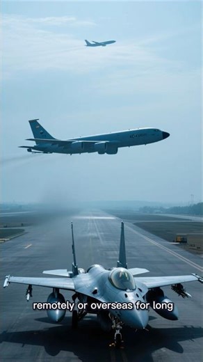 The KC-135 is an aerial refueling aircraft of the United States Air Force. ✈️⛽