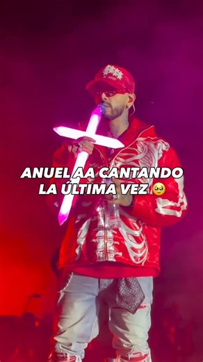 Anuel AA cantando la última vez 🥹😍 #fblifestyle Sígueme: @anuelmaniaworld | ANUEL AA FANS