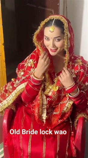 "1990s Punjabi Bride 👰✨ Vintage Bridal Look"