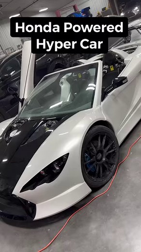 This is a Honda Powered K1 Attack Prototype $250,000 This H22 Prelude turbo powered Super Car turned into the Tushek Renovatio T500. #Honda #HondaPower #Supercar #Turbo | HondaPro Jason