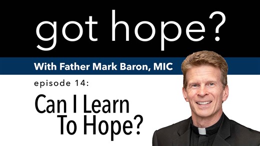 8.9K views · 131 reactions | Got Hope? Episode 14: Inspired by the Jubilee Year of Hope, Fr. Mark Baron, MIC, Director of the Marian Helpers, leads us through a video series dedicated to the theological virtue of hope. | Divine Mercy (official) | Facebook