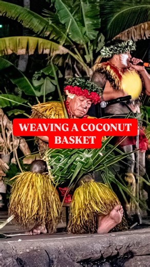 1.6K views · 3.9K reactions | Chief Sielu shows us how to make an “ato” - A coconut leaf basket. 便 | Chief's Luau | Facebook