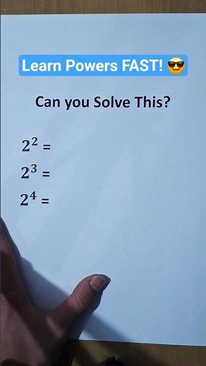 Solve Powers for Numbers FAST! #math #maths #mathstricks