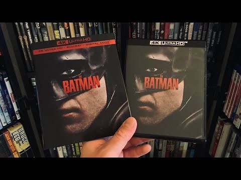The Batman 4K UHD Blu Ray REVIEW + Unboxing / Menu