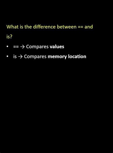 Python interview question