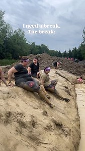 6.3K views · 356 reactions | Sometimes the best R&R is sliding into some mud.  | Mud Girl Run | Facebook
