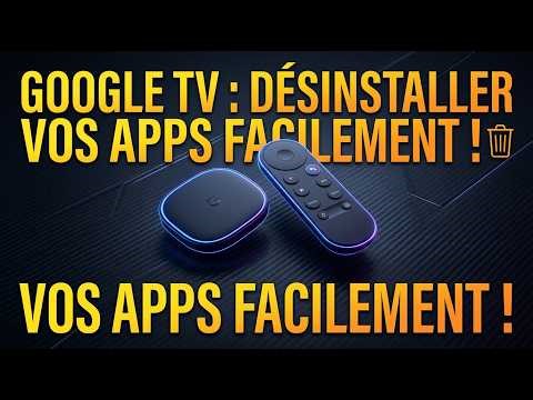 Comment désinstaller facilement des applications sur Google TV pour libérer de l'espace ?