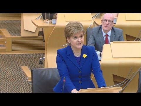 Nicola Sturgeon gives final speech as First Minister of Scotland