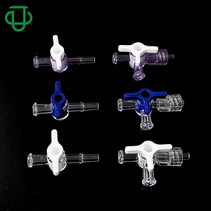 [Hot Item] PC/HDPE Handle Plastic Luer Lock 1 or 3 Ways Stopcock Valve with Luer Lock Connection