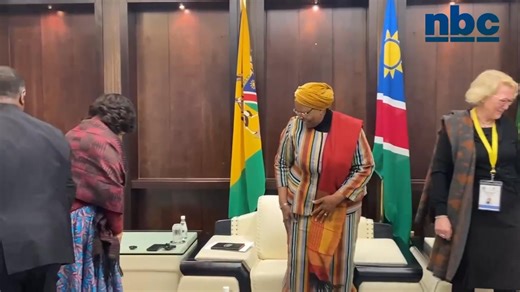 The Secretary-General of the Commonwealth, Shirley Ayorkor-Botchwey, made a courtesy call to President Netumbo Nandi-Ndaitwah at State House. She is in Namibia for the inaugural Commonwealth Business Summit and the Trade Ministers Meeting that started on Wednesday. President Nandi-Ndaitwah commended Botchwey for assuming the reins at the Commonwealth Secretariat, the first African woman to hold the position of Secretary-General. Report: Blanche Goreses #nbcdigitalnews #nbcDSTV282 #nbcGOtv20 #nbc