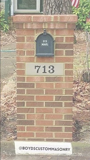 Custom Brick / Masonry Mailboxes. Virginia Beach. Norfolk. Chesapeake. VA. #brick #brickmailboxes