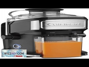 Cuisinart CJE-500 Compact Juice Extractor Black 11.5 x 11.8 x 14.2 Inch Review