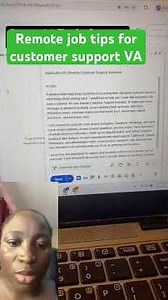 Remote job tips for customer support virtual assistant #customersupport #remotework