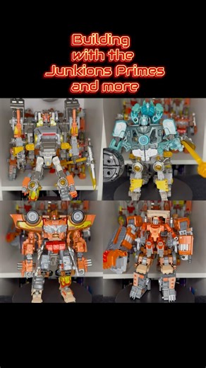 More bot builds with the Junkions and Primes #transformers #toycollector #actionfigures #toys