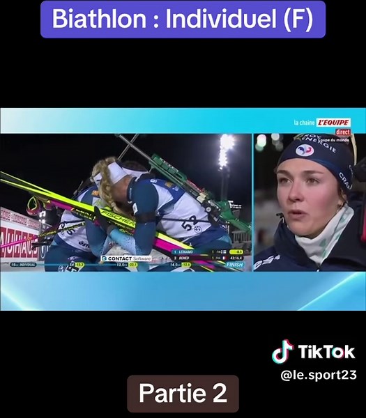 Victoire de Dorothée à la Coupe du Monde de Biathlon !