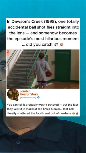 What was supposed to be serious in Dawson’s Creek (1998) turned into the most unexpected and hilarious on-screen accident😂 | Jenifer Horror Story