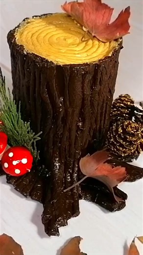 Guess what this cute stump is made of? #diy #crafts