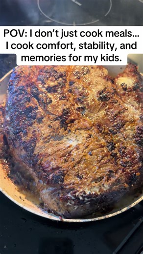 I cook good for my kids because food is love, structure, and survival. They may not remember every toy, but they’ll remember these meals, these moments, and knowing they were taken care of. Teaching them that home-cooked food matters, even on busy days. #momcooking #feedingmykids #realmomlife #homecookedmeals #cookingwithlove