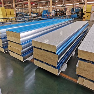 [Hot Item] Rockwool Fireproof and Insulated Roof Sandwich Panel