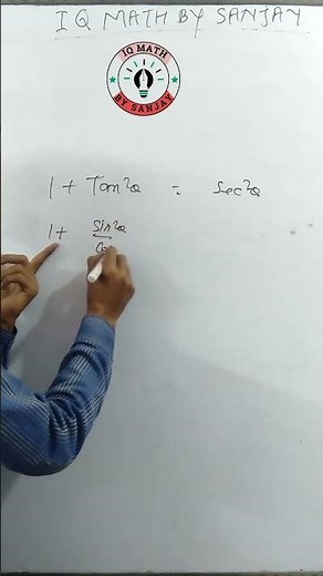 Prove: 1 + tan^2theta = sec^2theta | Trigonometric Identities |
