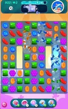 Candy Crush Saga Super Hard Level 933 💥✔️ Win Only + Extra Moves #Shorts
