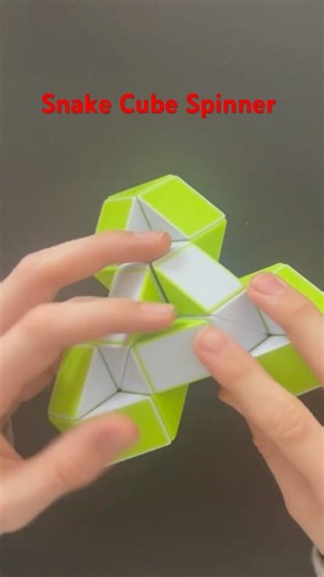 Snake Cube Spinner #snake #cube #spinner #tutorial
