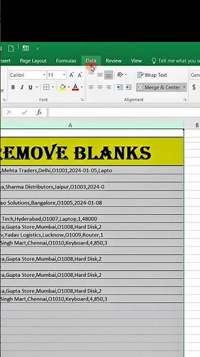 How to Remove Blanks in Excel in Seconds | Quick & Easy Tutorial