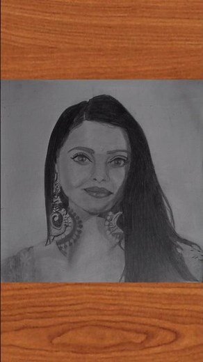 Realistic Girl Portrait | Pencil Sketch Female Portrait Drawing | Star Art Academy #shorts