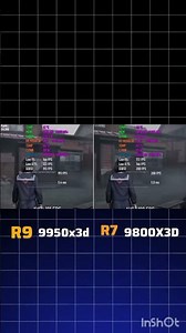 الوحش الحقيقي للالعاب! 🔥 Ryzen 7 9800X3D يهزم رايزن 9! #shorts