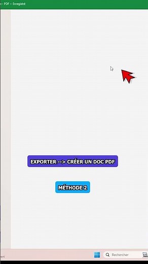 Convertir un fichier Excel en PDF sans passer par internet !