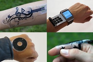 iSkin – electronic skin sensors to control your mobile devices