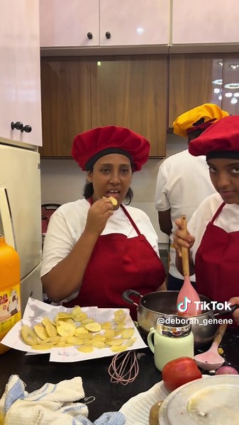 Cooking time with my family 🩷 #libaoil @rahel @Sharon genene