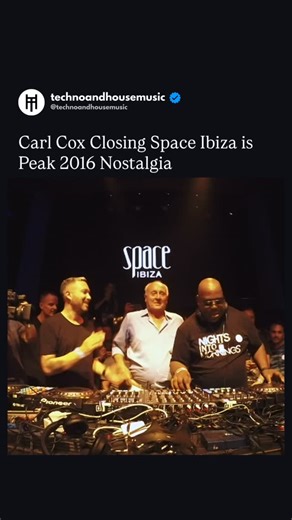 Carl Cox closing Space Ibiza in 2016 is pure nostalgia for electronic music fans The final season marked the end of one of the most influential eras in Ibiza club culture, with Carl Cox delivering legendary marathon techno, tech house, and house music sets to a global crowd. For over two decades, Space Ibiza shaped the global rave scene, inspired generations of DJs, and turned Ibiza nightlife into a pilgrimage for electronic music lovers across Europe, the USA, South America, and beyond. 2016 wa