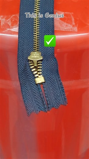 Super Easy How to install the zipper slider/Install the zipper pull quick and easy #shorts #diy