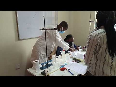 Chemistry KCSE Paper 3 Practical Live from our centre, MASCITLAB