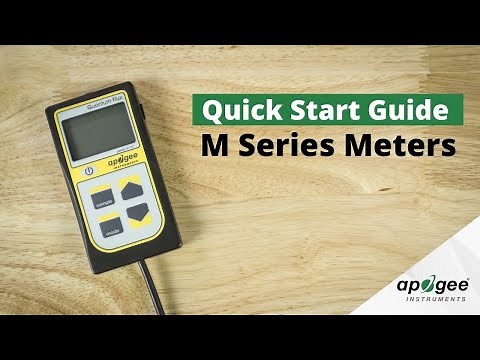 Apogee Instruments Meter User Guide
