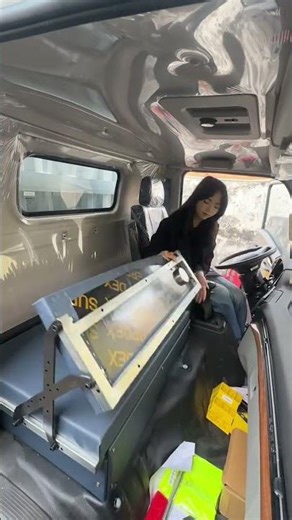 Mini truck me luxury sleeper setup 🚛✨