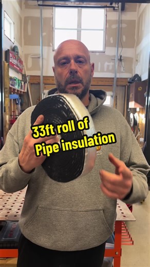 33ft Pipe Insulation Roll - Quality & Durability