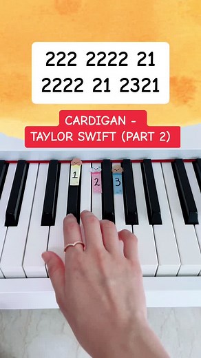 Learn to Play Cardigan by Taylor Swift on Piano