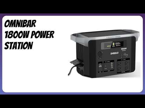 REVIEW (2025): Omnibar 1800W Power Station. Features