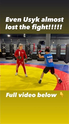 "Even Usyk almost lost the fight!!!" - Boxing Coach Mike #shorts