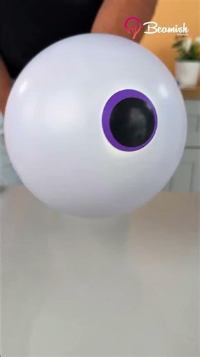 DIY Eyeball Balloon 🎈👁️ #diy #balloon #eyeball